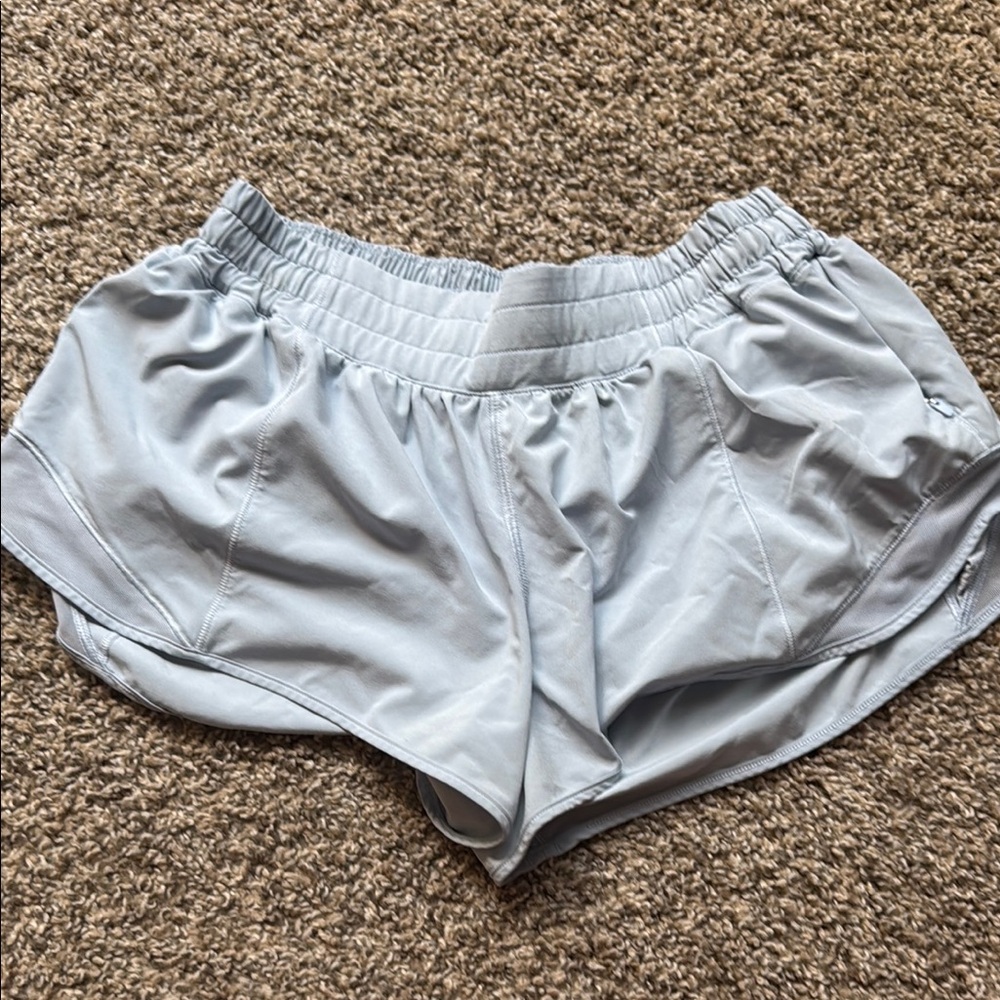 Lululemon Hotty Hot blue shorts